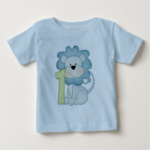 1st Birthday Lion Baby T-Shirt