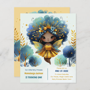 1st Birthday Little Fairy Princess African ONE