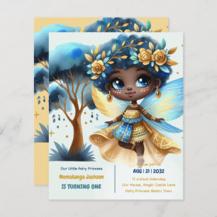 1st Birthday Little Fairy Princess African ONE