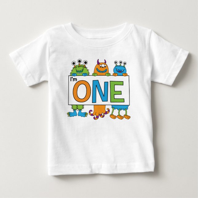 1st Birthday Monster Tee (Front)