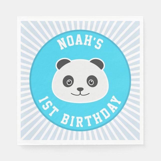 1st Birthday Napkin (Front)