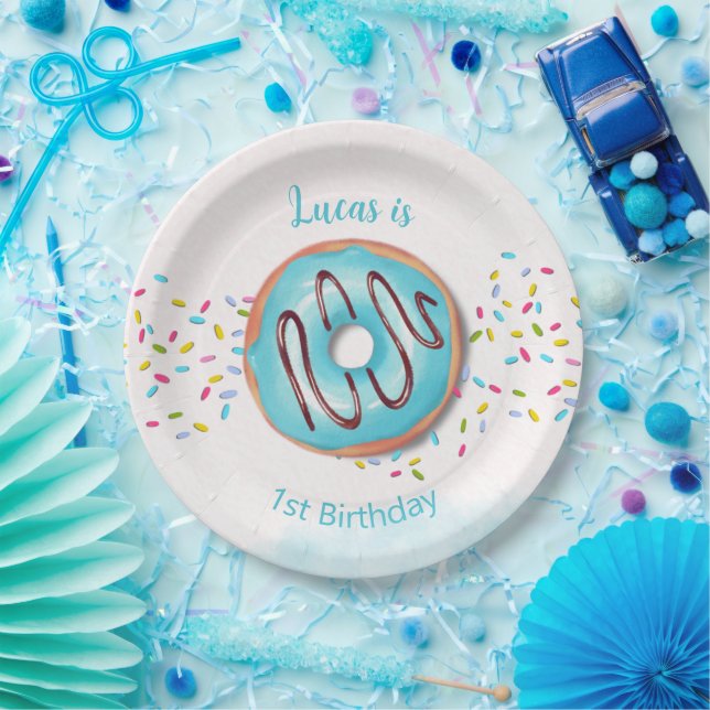 1st Birthday Paper Plate (Party)