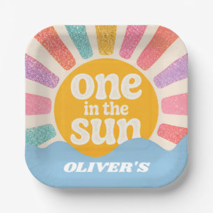 1st Birthday Paper Plates Summer Theme