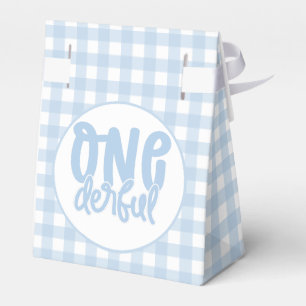 1st Birthday Party Cute Pastel Blue Onederful Favour Box