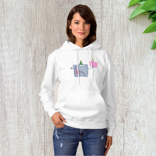 1st Birthday Party Elephant Womens Hoodie