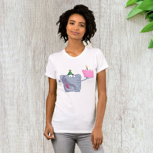 1st Birthday Party Elephant Womens T-Shirt