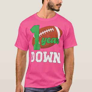 1St Birthday Party Football Boy One Year Old Footb T-Shirt