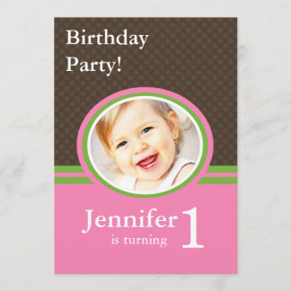 1st Birthday Party Invitations