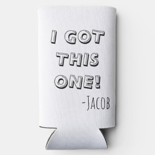 1st Birthday Party Little Boy Birthday Decor gift  Seltzer Can Cooler