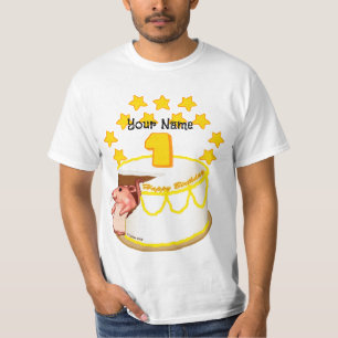 1st Birthday Party Mouse  custom t-shirts