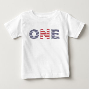 1st Birthday Party Outfit, Independence Day Baby T-Shirt