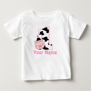 1st Birthday Personalised Little Piggy Shirt