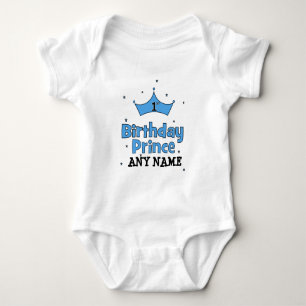 1st Birthday Prince Baby Bodysuit