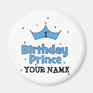 1st Birthday Prince Magnet