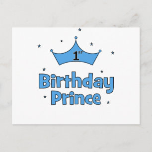 1st Birthday Prince Postcard