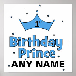 1st Birthday Prince Poster! Poster