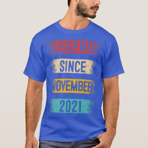 1st birthday, Retro Vintage Legend Since November T-Shirt