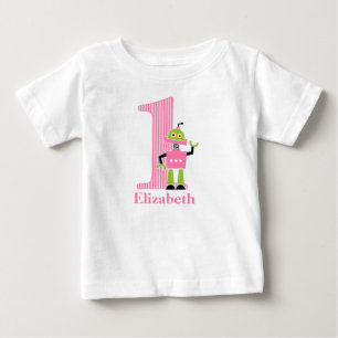 1st Birthday Robot T shirt