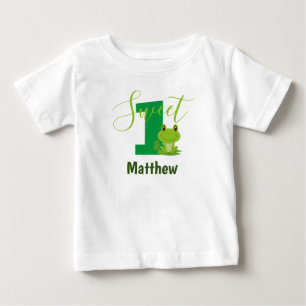 1st birthday Sweet One Frog  Baby T-Shirt