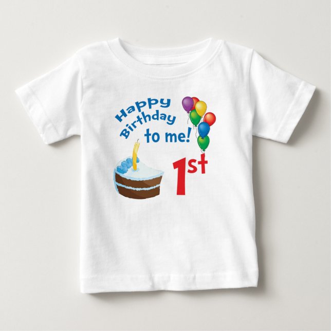 1st Birthday T-Shirt (Front)