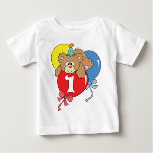1st Birthday Teddy Bear (2) Baby T-Shirt