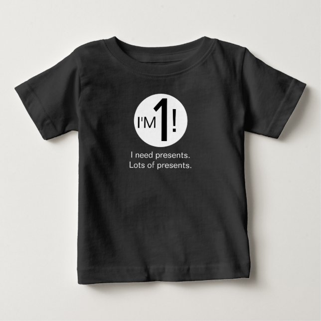 1st birthday tee (Front)