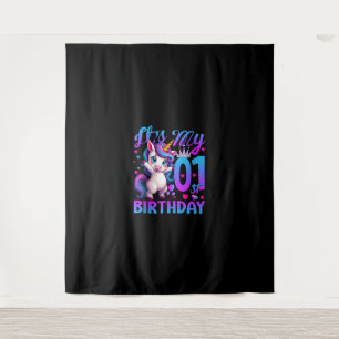 1st birthday unicorn It's my 1st birthday Tank Top Tapestry