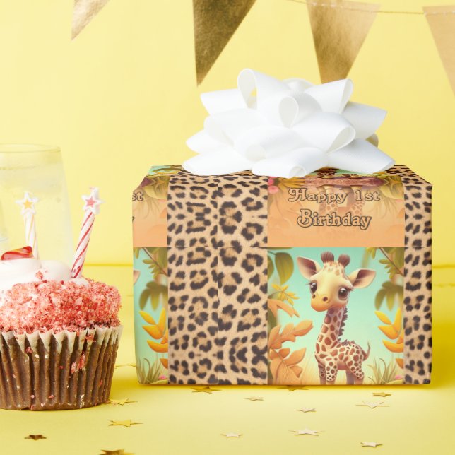 1st Birthday Wrapping Paper (Birthday Party)