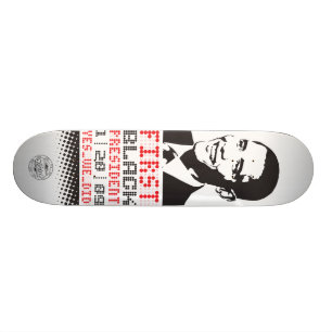 1st black prez skateboard