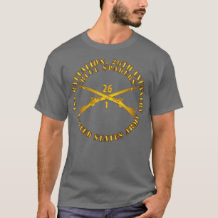 1st Bn 26th Infantry Regiment Blue Spaders w Infan T-Shirt
