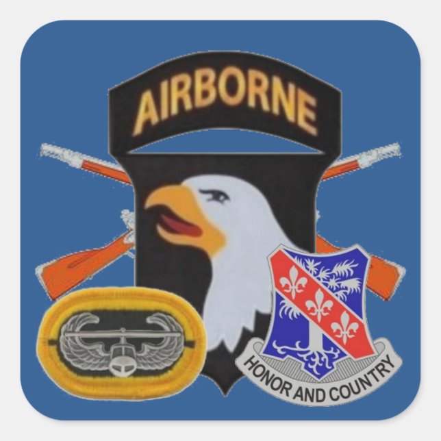 1ST BN 327TH INFANTRY 101ST AIRBORNE STICKERS (Front)