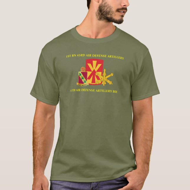 1ST BN 43RD AIR DEFENSE ARTILLERY 11TH AIR DEFENSE T-Shirt (Front)