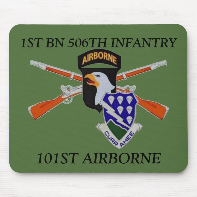 1ST BN 506TH INFANTRY 101ST AIRBORNE MOUSEPAD (Front)