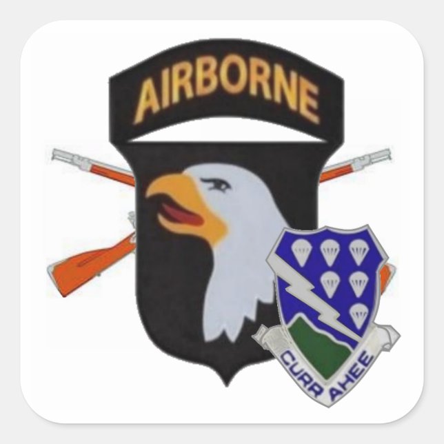 1ST BN 506TH INFANTRY 101ST AIRBORNE STICKERS (Front)