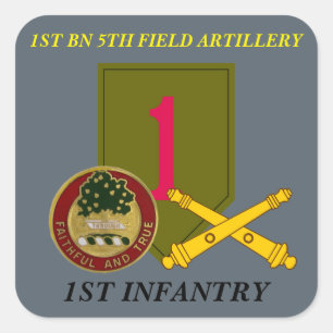 1ST BN 5TH FIELD ARTY 1ST INFANTRY STICKERS