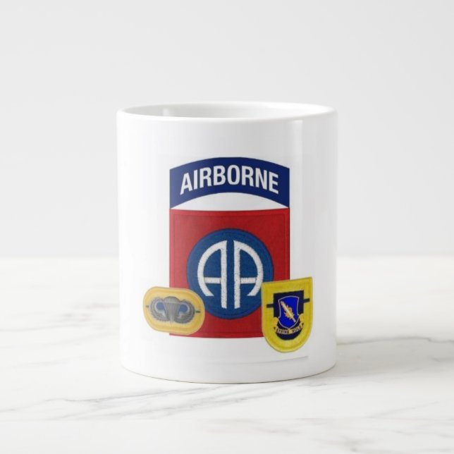 1st Bn (Abn) 504th Inf 82nd Airborne Jumbo Mug (Front)