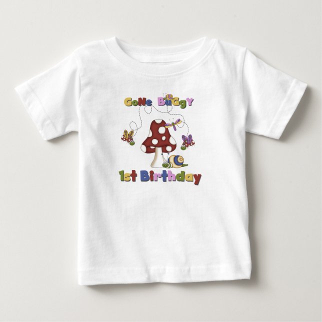 1st Bug Birthday Baby T-Shirt (Front)