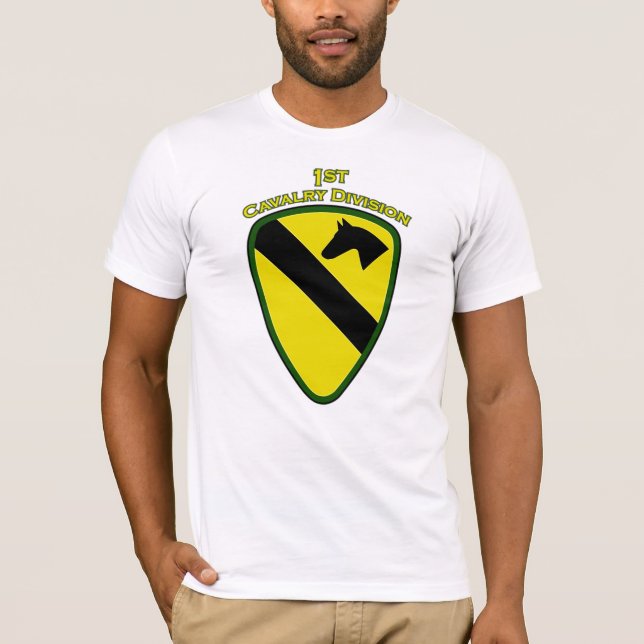 1st Calvary Division shoulder patch T-shirt (Front)