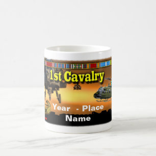 1st Cav- 11th Air Assualt, Year, Name, Coffee Mug