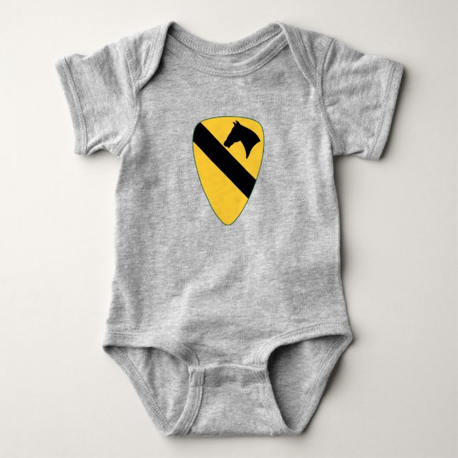 1st Cav Baby One-Piece Bodysuit (Front)