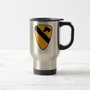 1st Cav Patch Travel Mug