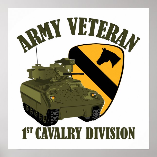 1st Cav Vet - Bradley Poster (Front)