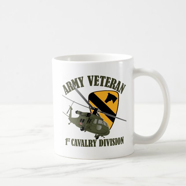 1st Cav Vet - UH60 Blackhawk Coffee Mug (Right)