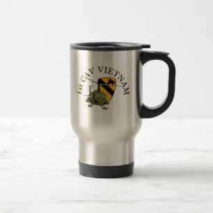 1st Cav Vietnam Travel Mug