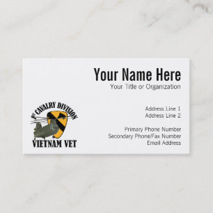1st Cav Vietnam Vet - CH-47 Business Card