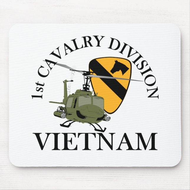 1st Cav Vietnam Vet Mouse Mat (Front)