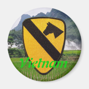 1st cavalry air cav patch vietnam magnet veteran