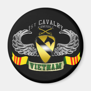 1st Cavalry-Airmobile, Vietnam Magnet