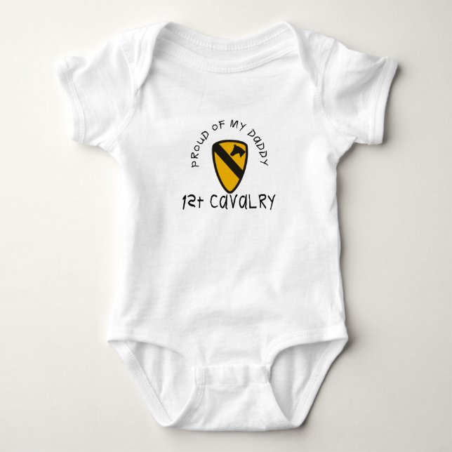 1st Cavalry Baby Bodysuit (Front)