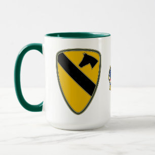 1st Cavalry Combat Service Identification Badge Mug